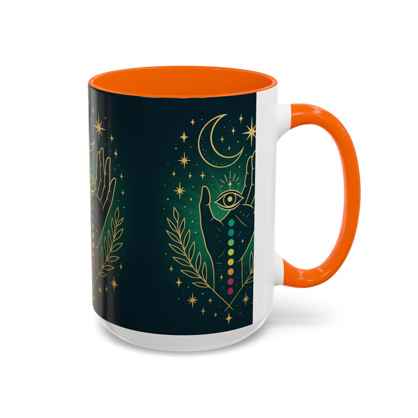 Chakra Accent Coffee Mug (11, 15oz)
