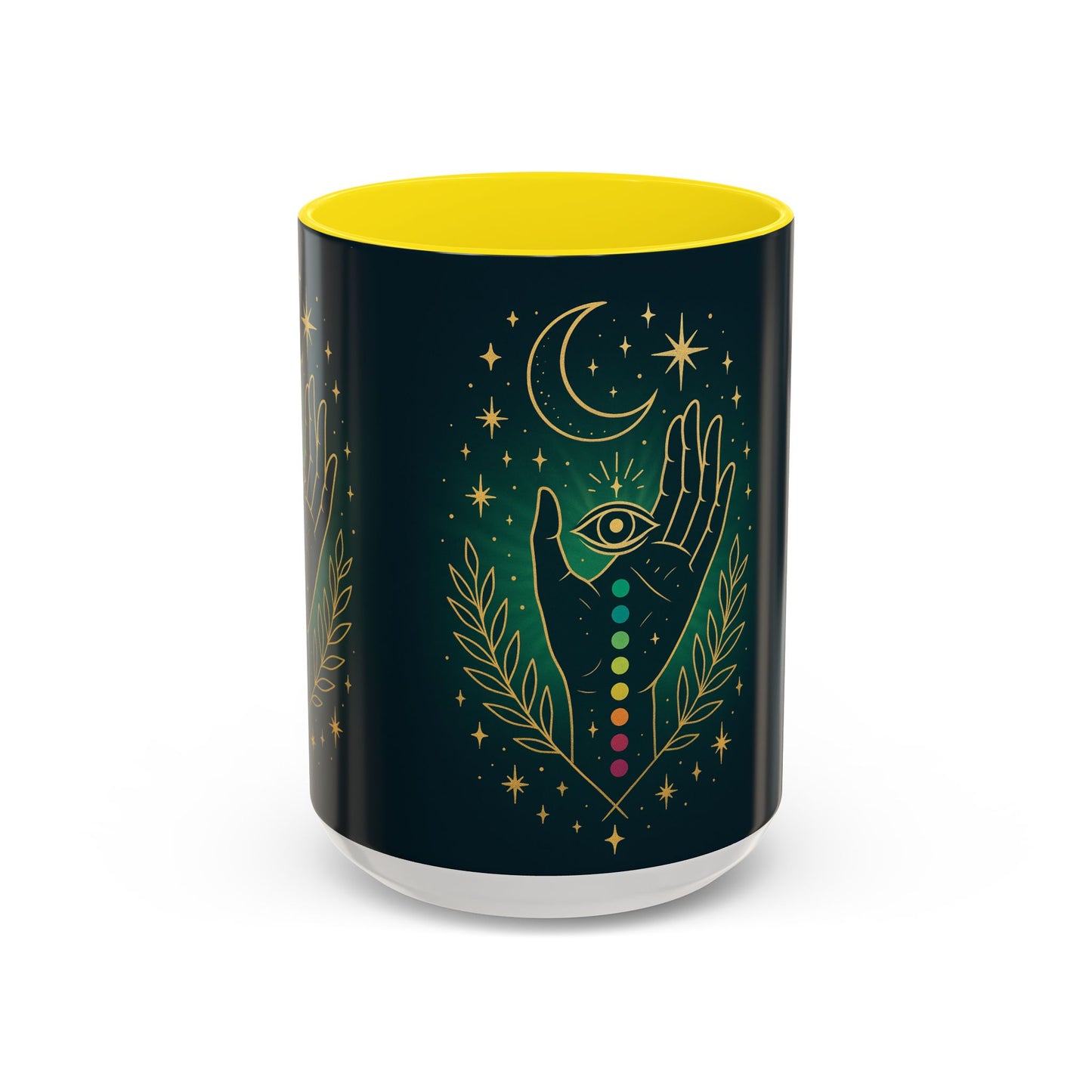 Chakra Accent Coffee Mug (11, 15oz)