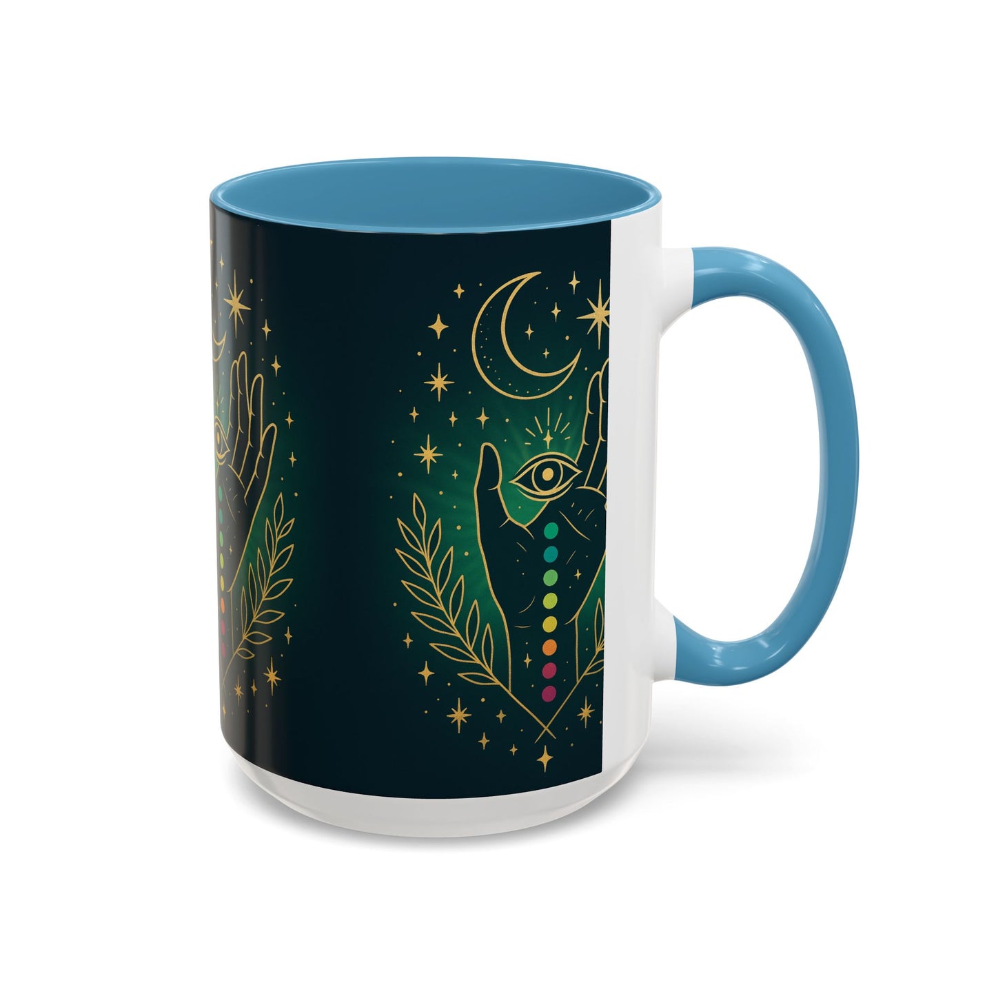 Chakra Accent Coffee Mug (11, 15oz)
