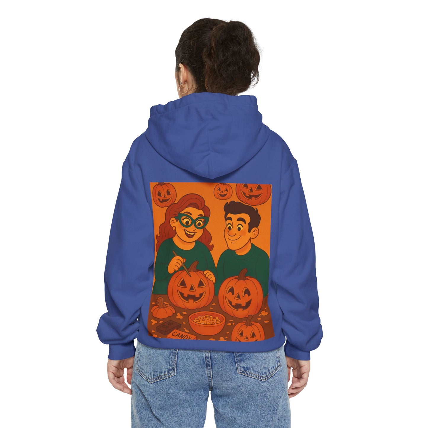 Halloween Graphic Hoodie | Unisex Cozy Sweatshirt, Perfect Gift for Friends, Casual Wear, Unique Style