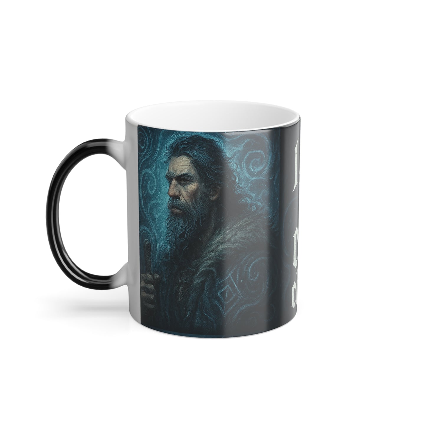 "I got the cold chills" Masculine Color Morphing Mug, 11oz