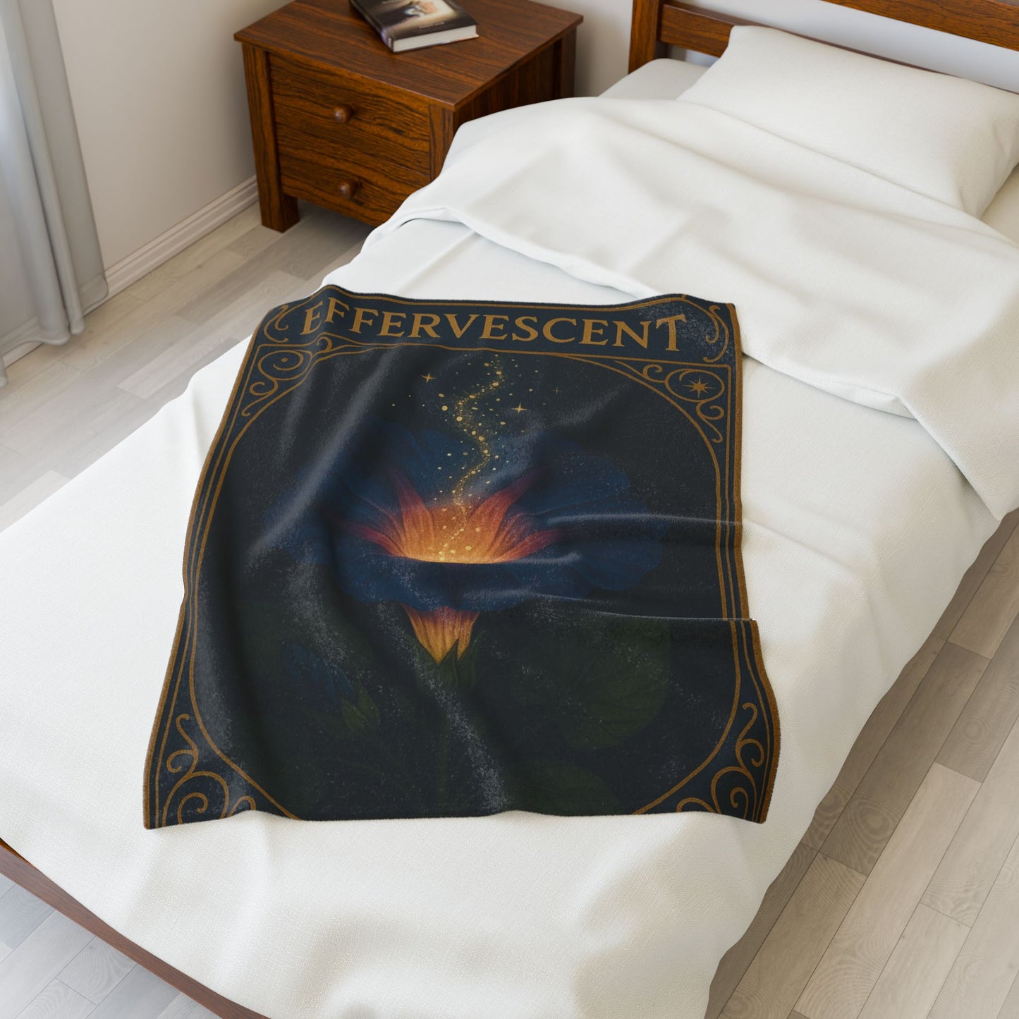 Effervescent Oracle Velveteen Plush Blanket