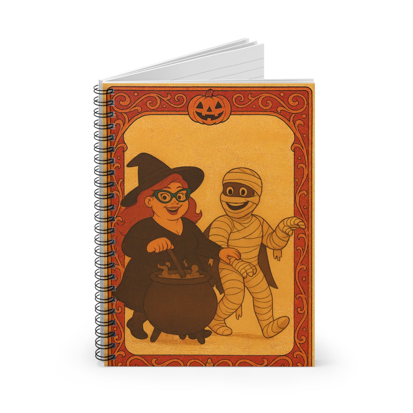 Halloween Spiral Notebook - Perfect for Jetsetters.