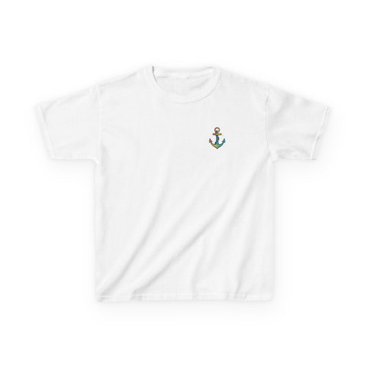 Soul Mistas Cruise 2026 Kids Summer Vibes Tee, Anchor Design, Tropical Fun Shirt, Vacation Wear, Beach Party Apparel, Gift for Kids