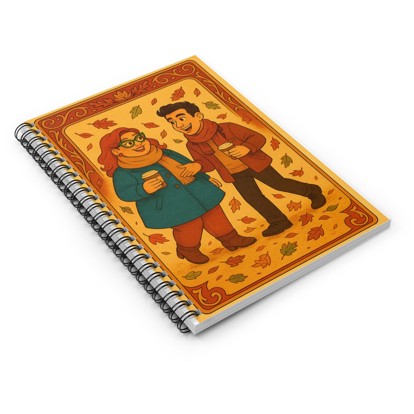 Fall Season  Spiral Notebook - Perfect for Jetsetters, Travelers, Dreamers, Gift for Pilots, Travel Planning Journal