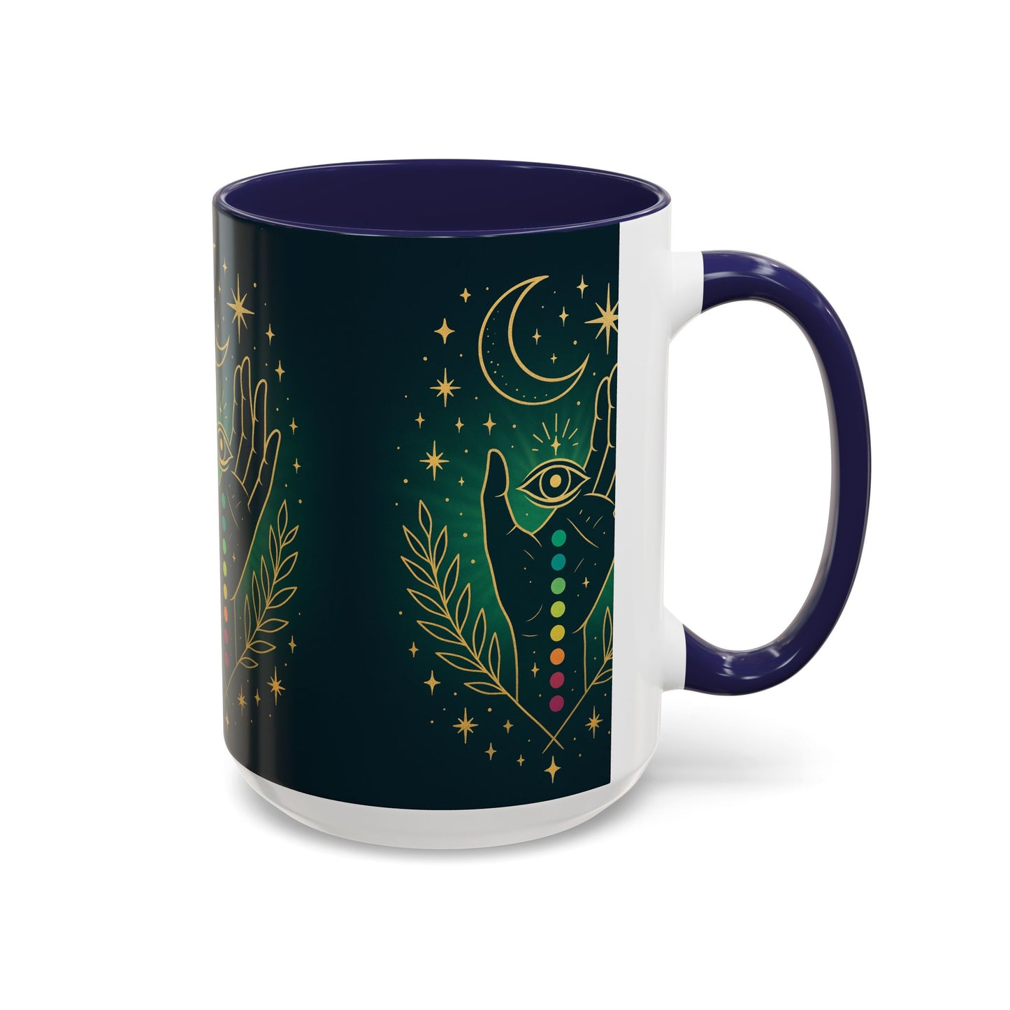 Chakra Accent Coffee Mug (11, 15oz)