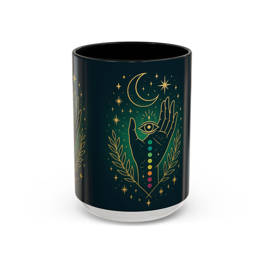 Chakra Accent Coffee Mug (11, 15oz)
