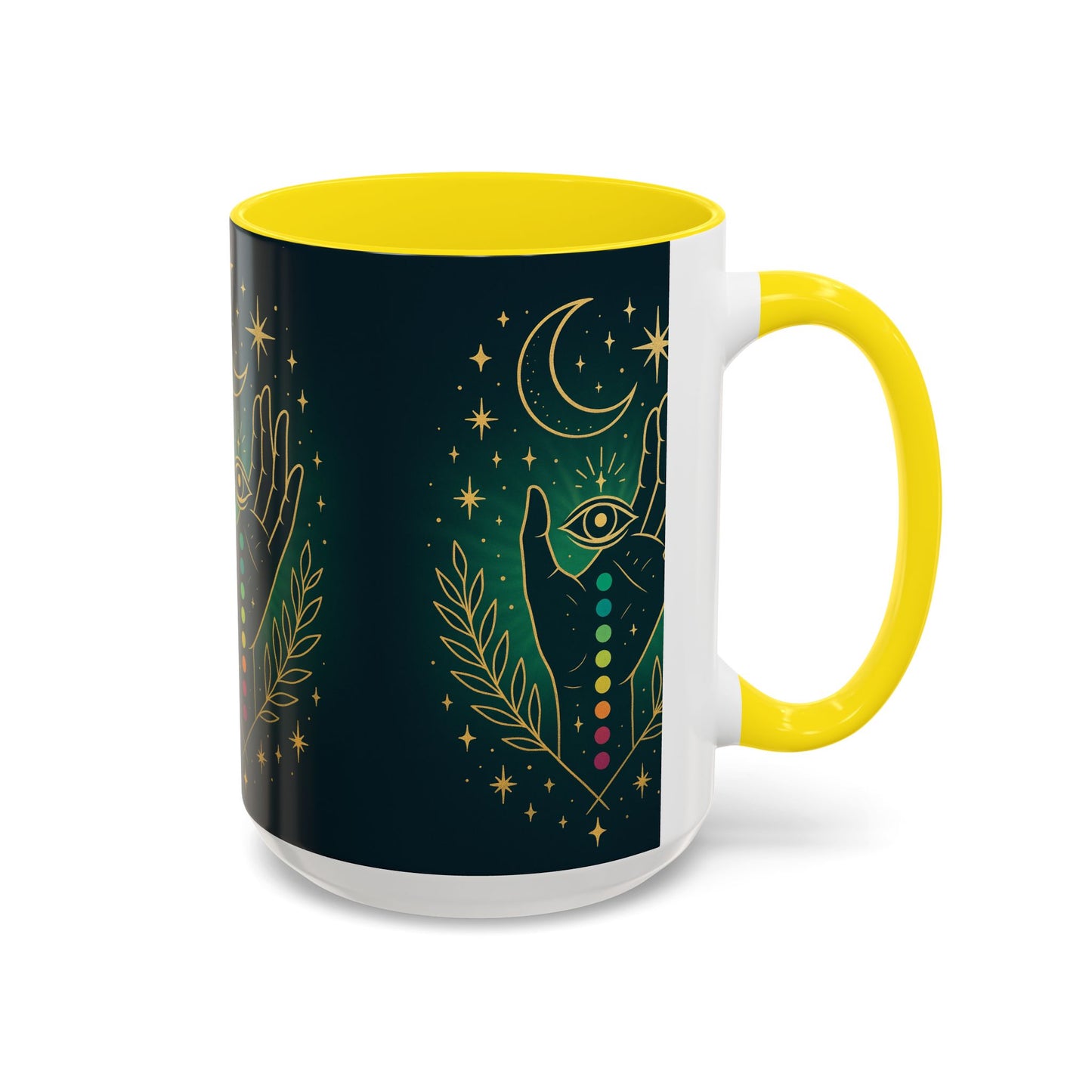 Chakra Accent Coffee Mug (11, 15oz)
